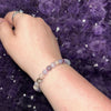 Plum Tourmaline Bead Bracelet