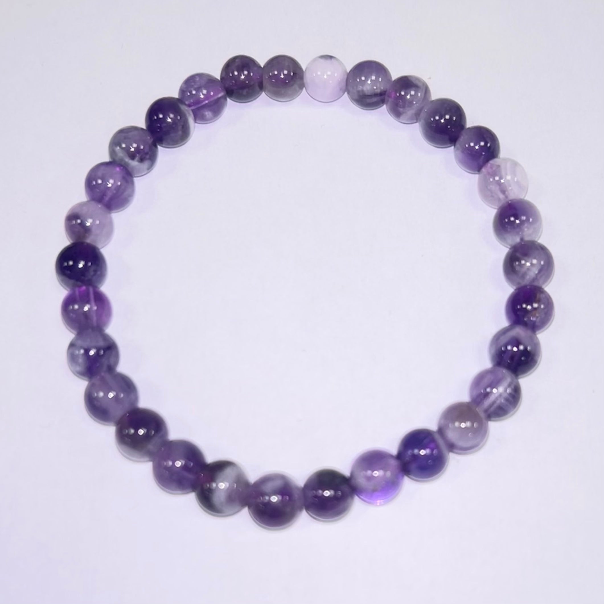 Dream Amethyst Bead Bracelet