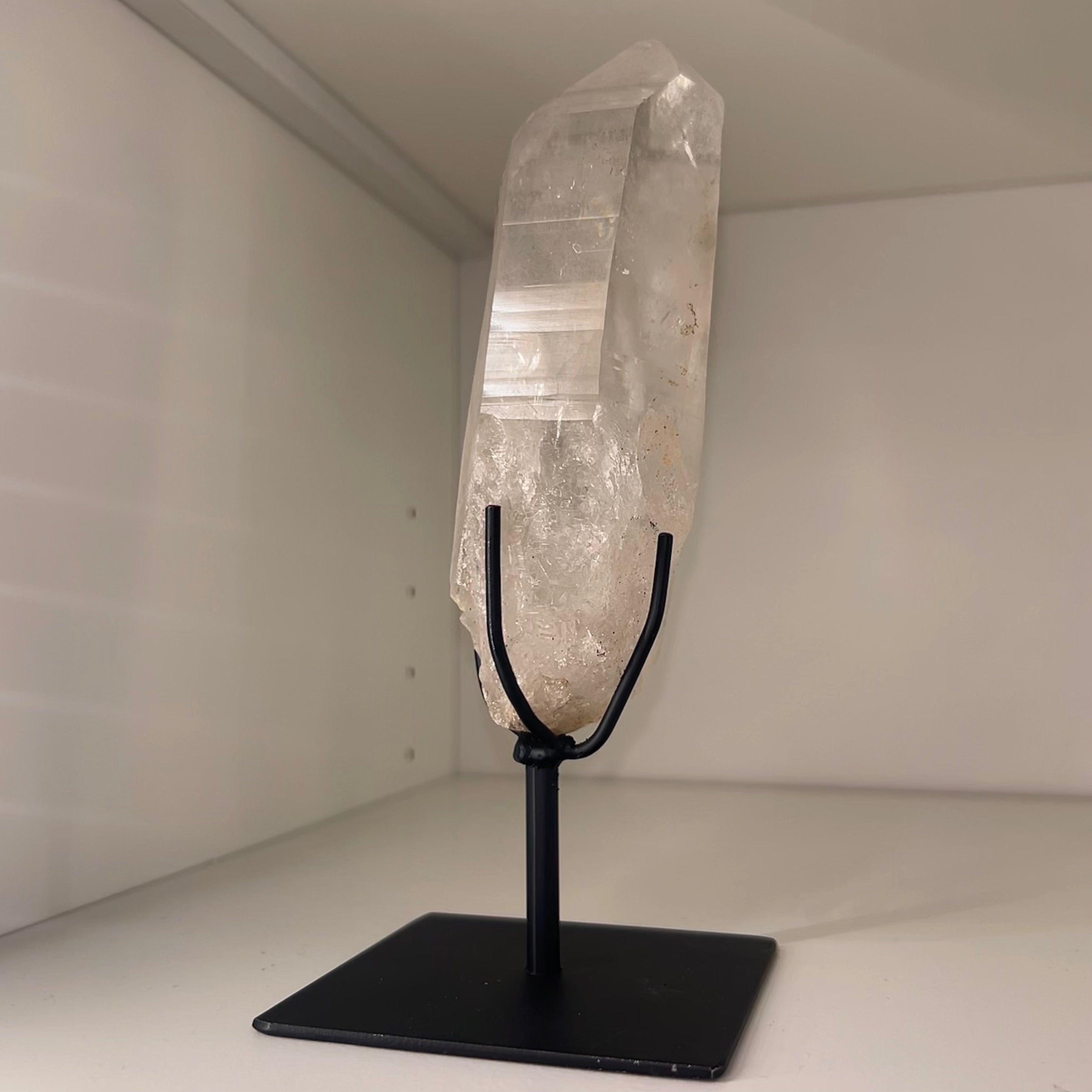 Lemurian Quartz Point on Stand