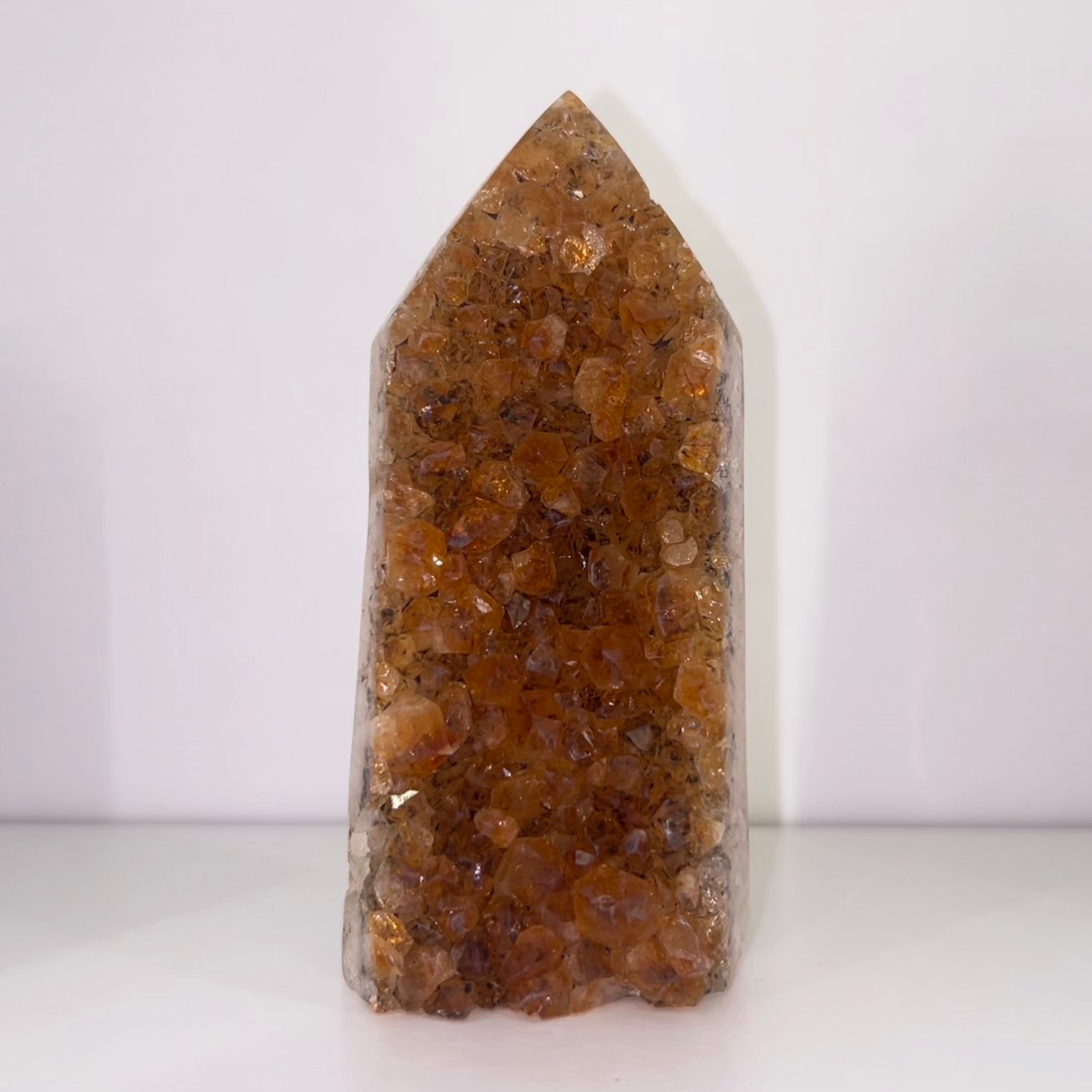 Citrine Druzy Point