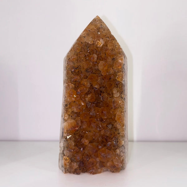 Citrine Druzy Point
