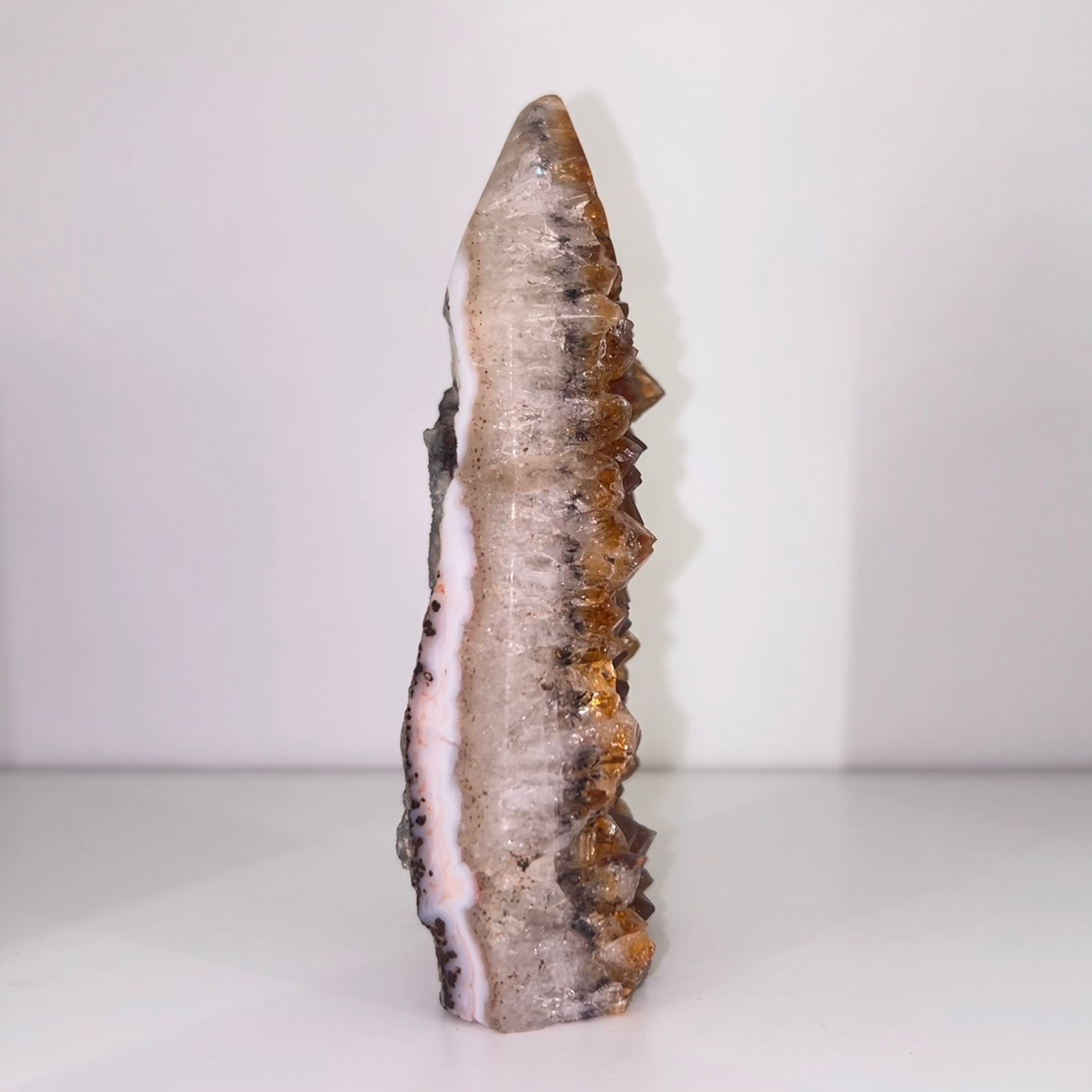 Citrine Druzy Point