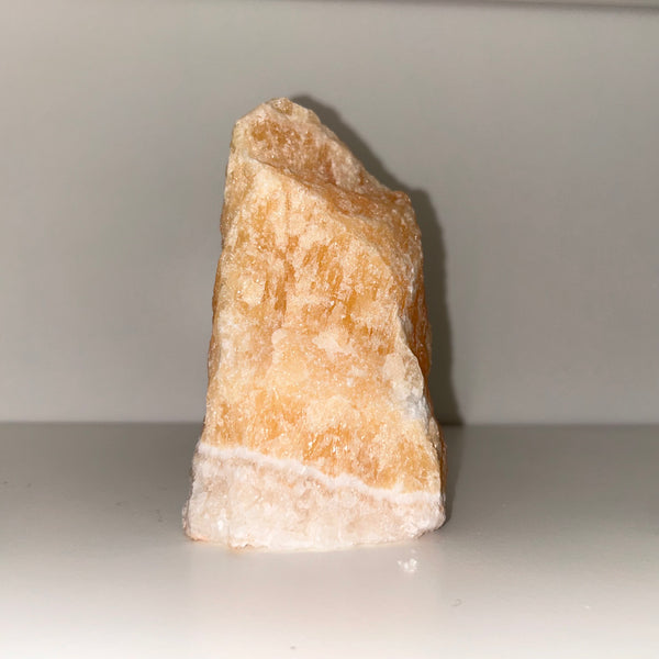Orange Calcite Rough Tower