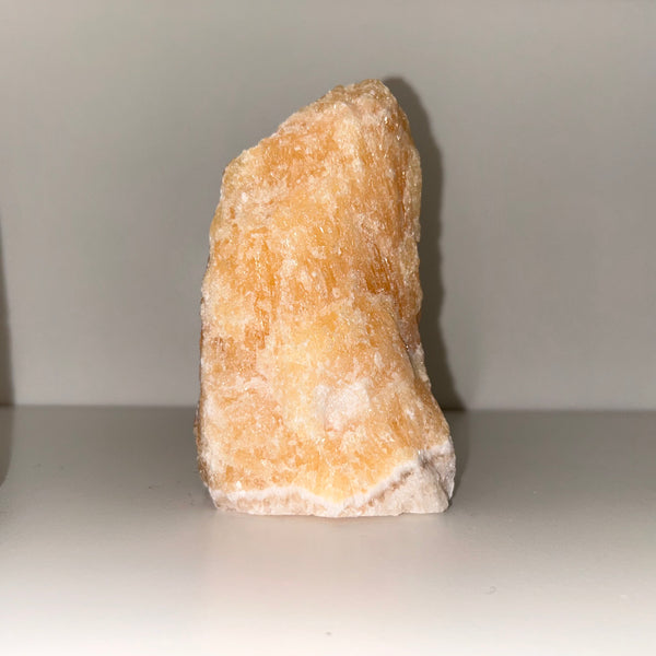 Orange Calcite Rough Tower