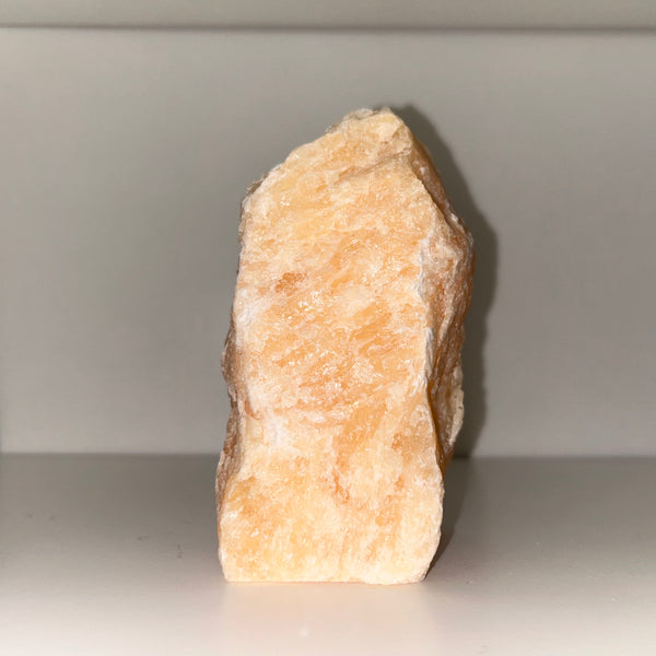 Orange Calcite Rough Tower