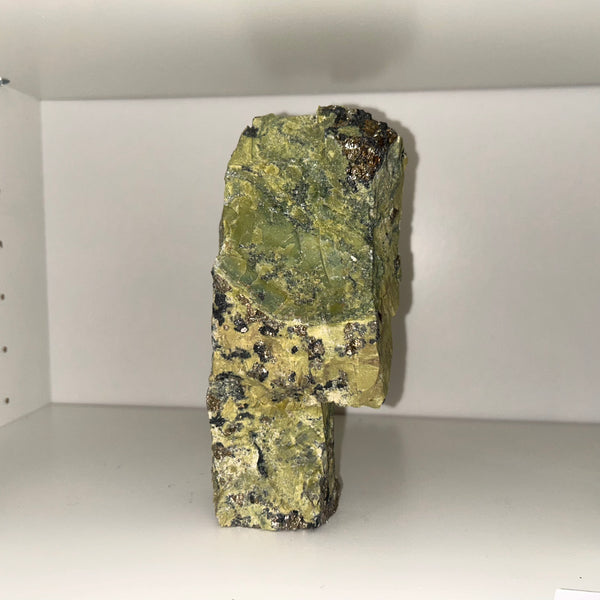 Serpentine & Pyrite Rough Tower