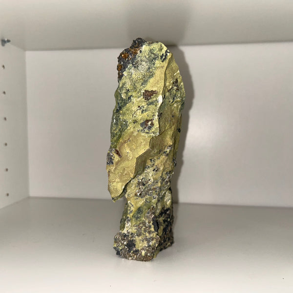 Serpentine & Pyrite Rough Tower