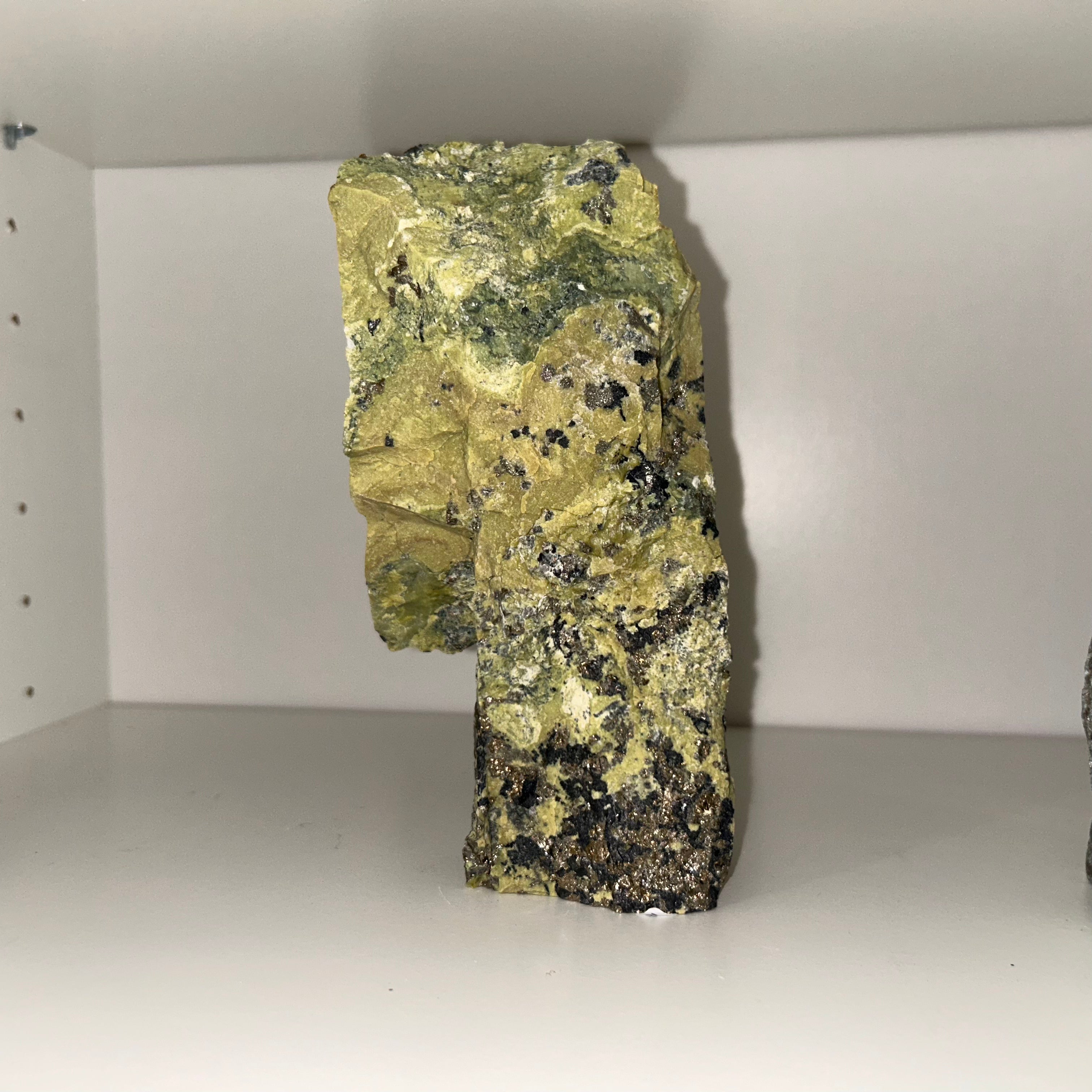 Serpentine & Pyrite Rough Tower