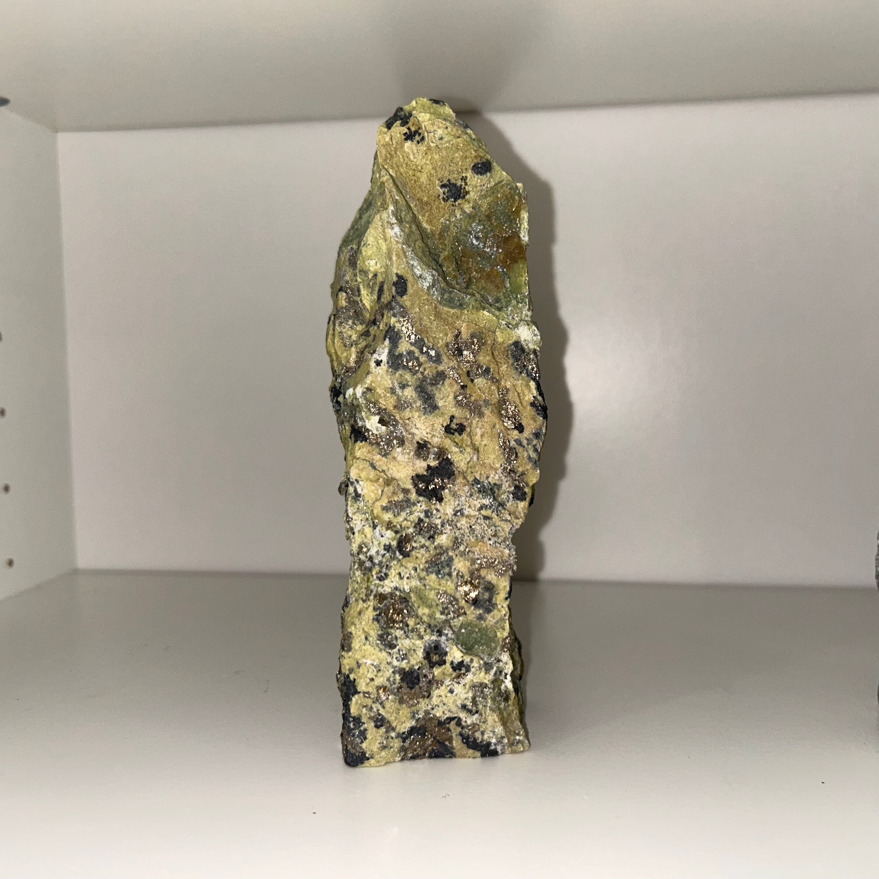 Serpentine & Pyrite Rough Tower