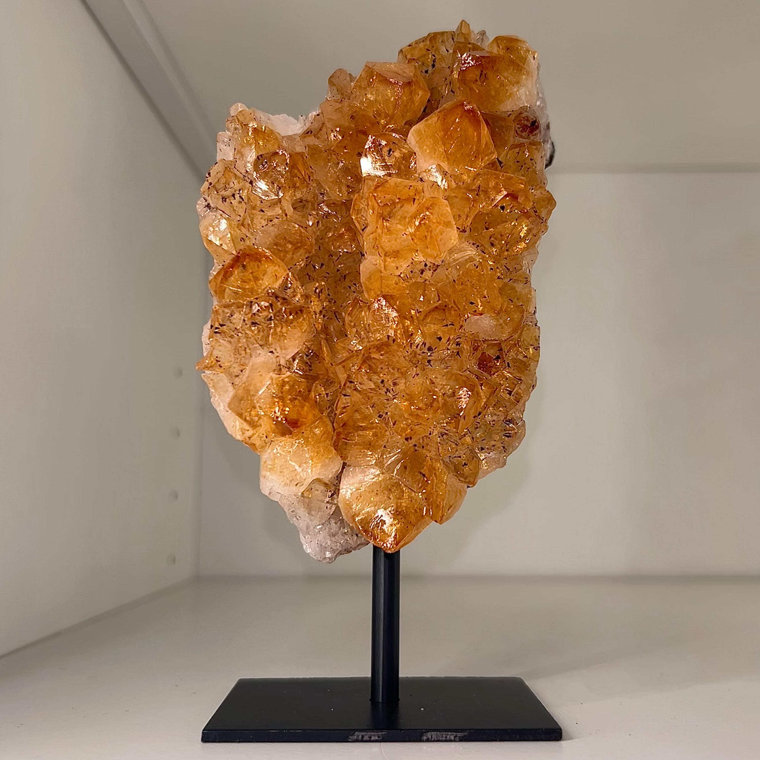 Citrine Druzy on Stand