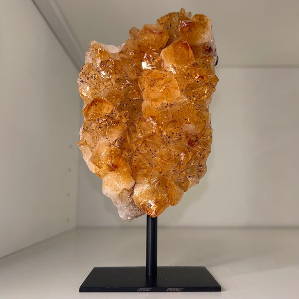 Citrine Druzy on Stand