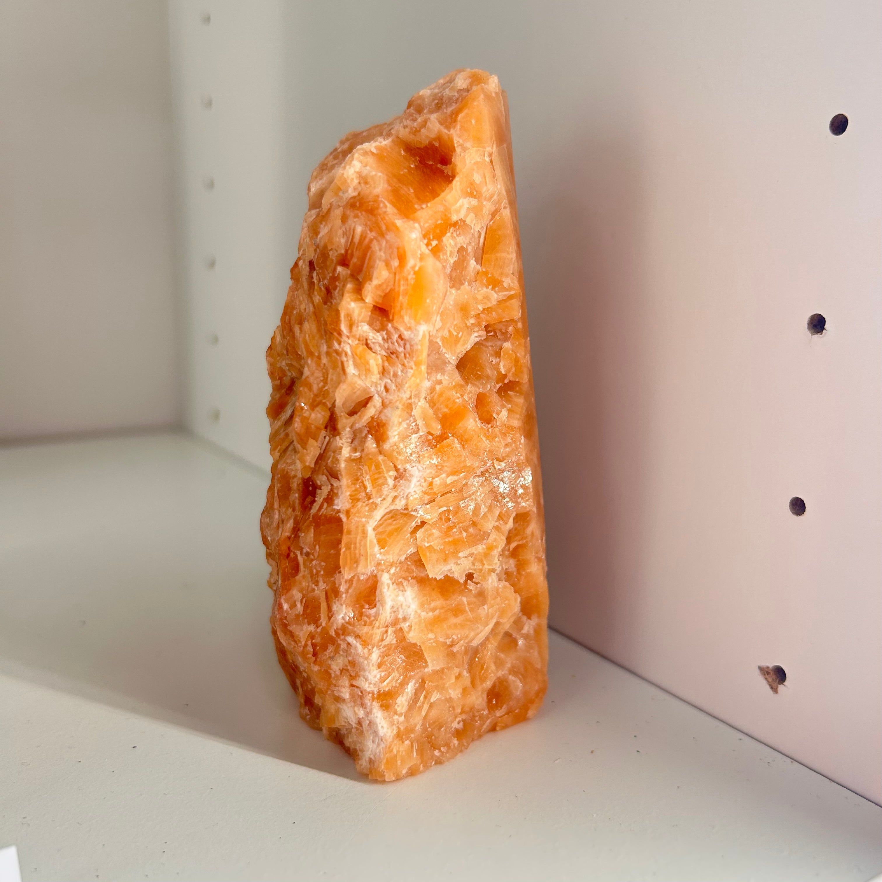 Orchid Calcite Polished Front Tower