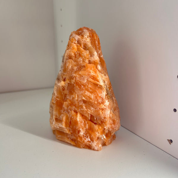Orchid Calcite Polished Front Tower
