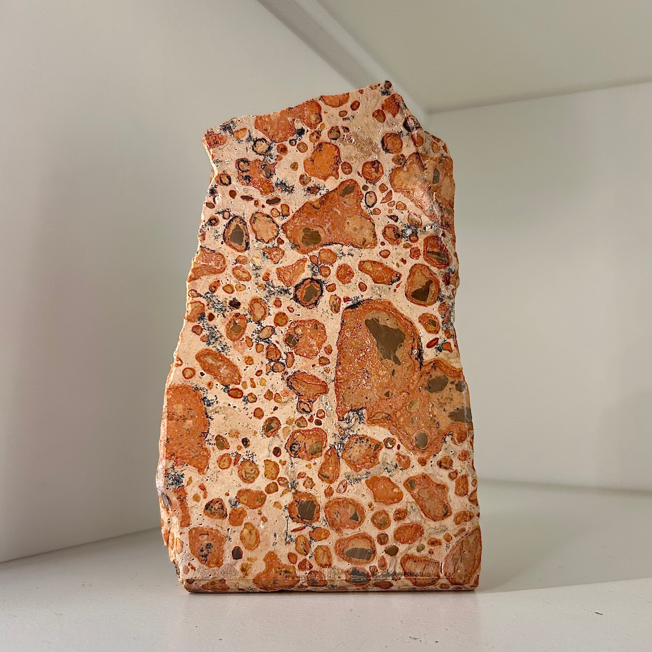 Pudding Stone Polished Front Tower