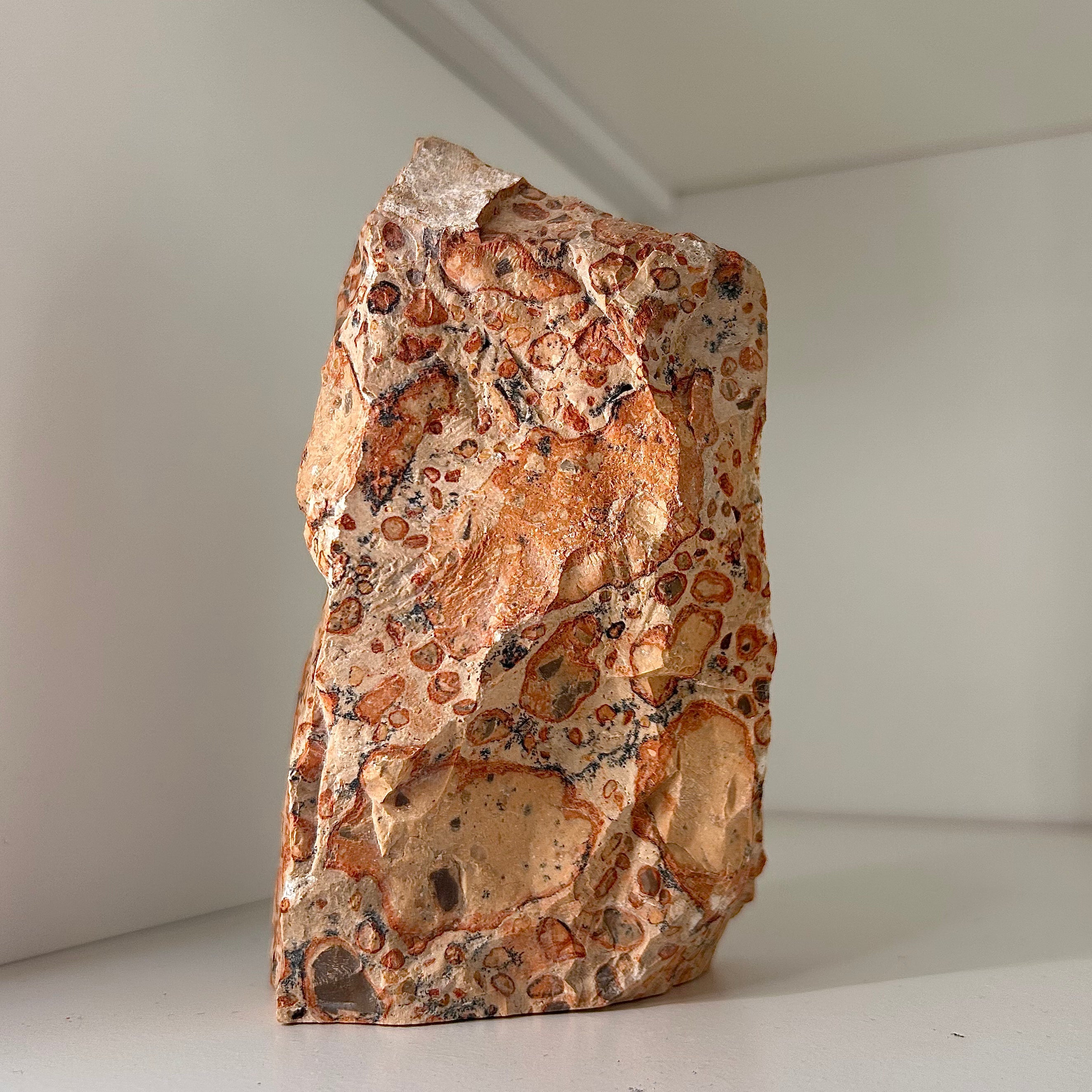 Pudding Stone Polished Front Tower