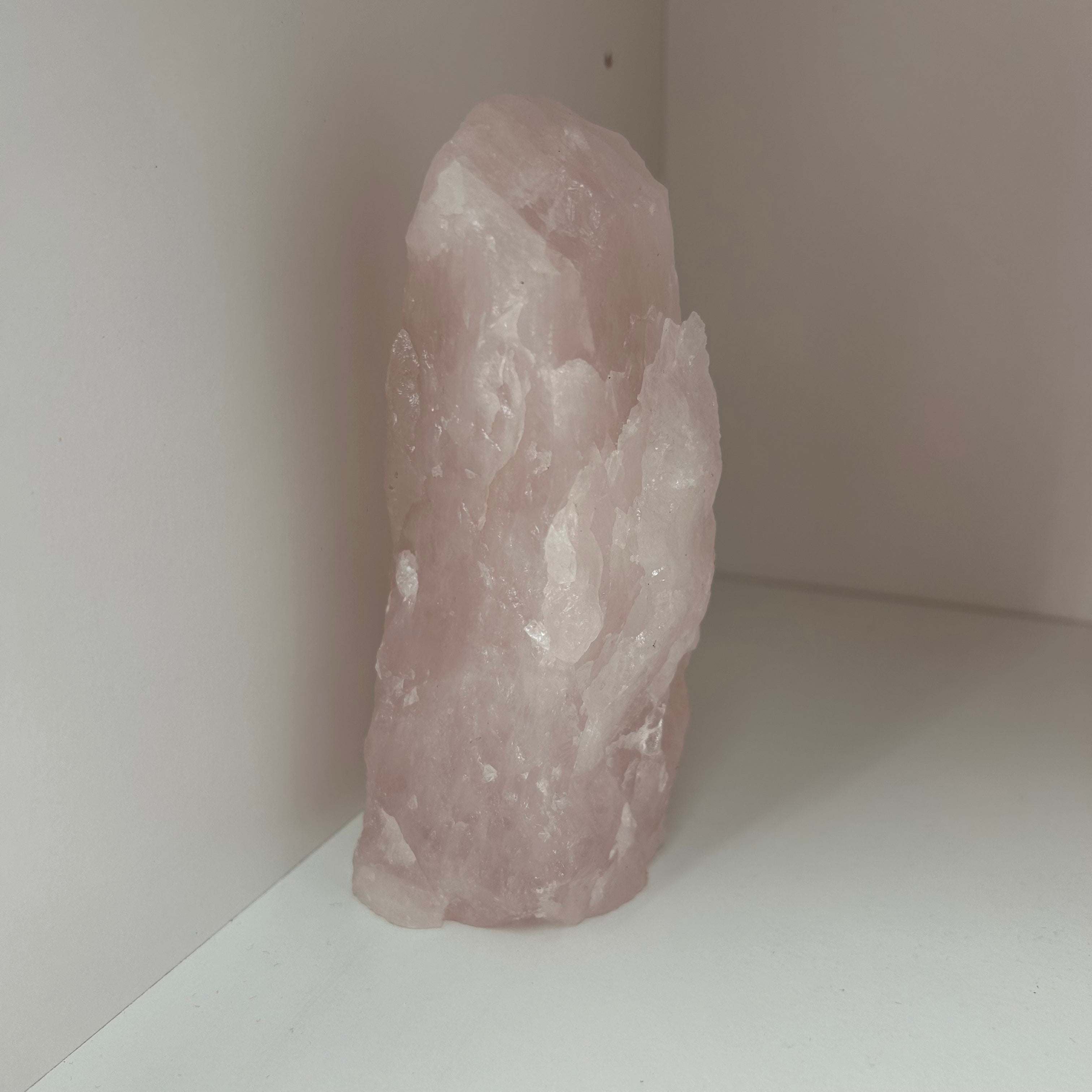 Rose Quartz Polished Front Tower