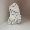White Howlite Polished Front Tower