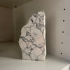 White Howlite Polished Front Tower