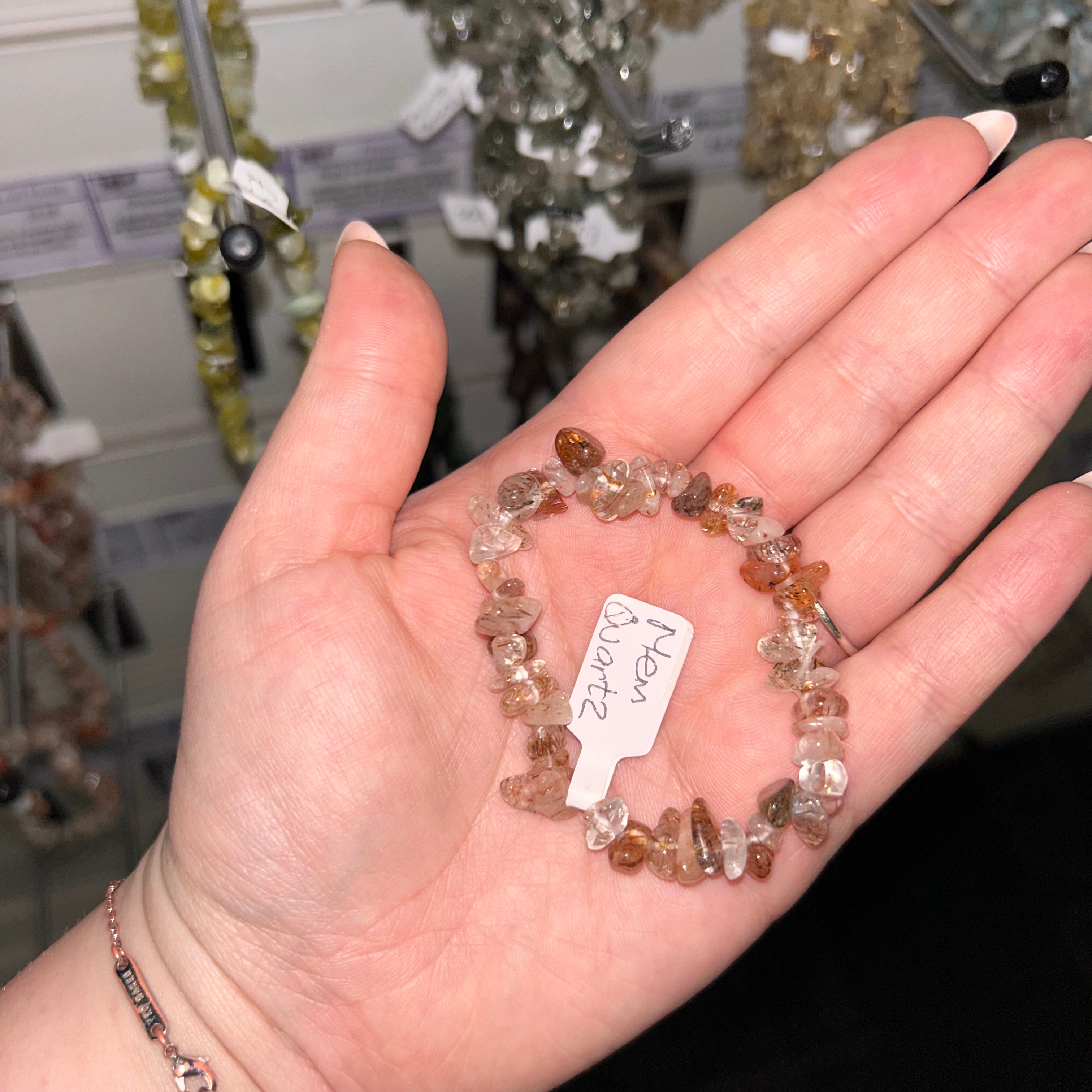 Hematoid Quartz Bracelet