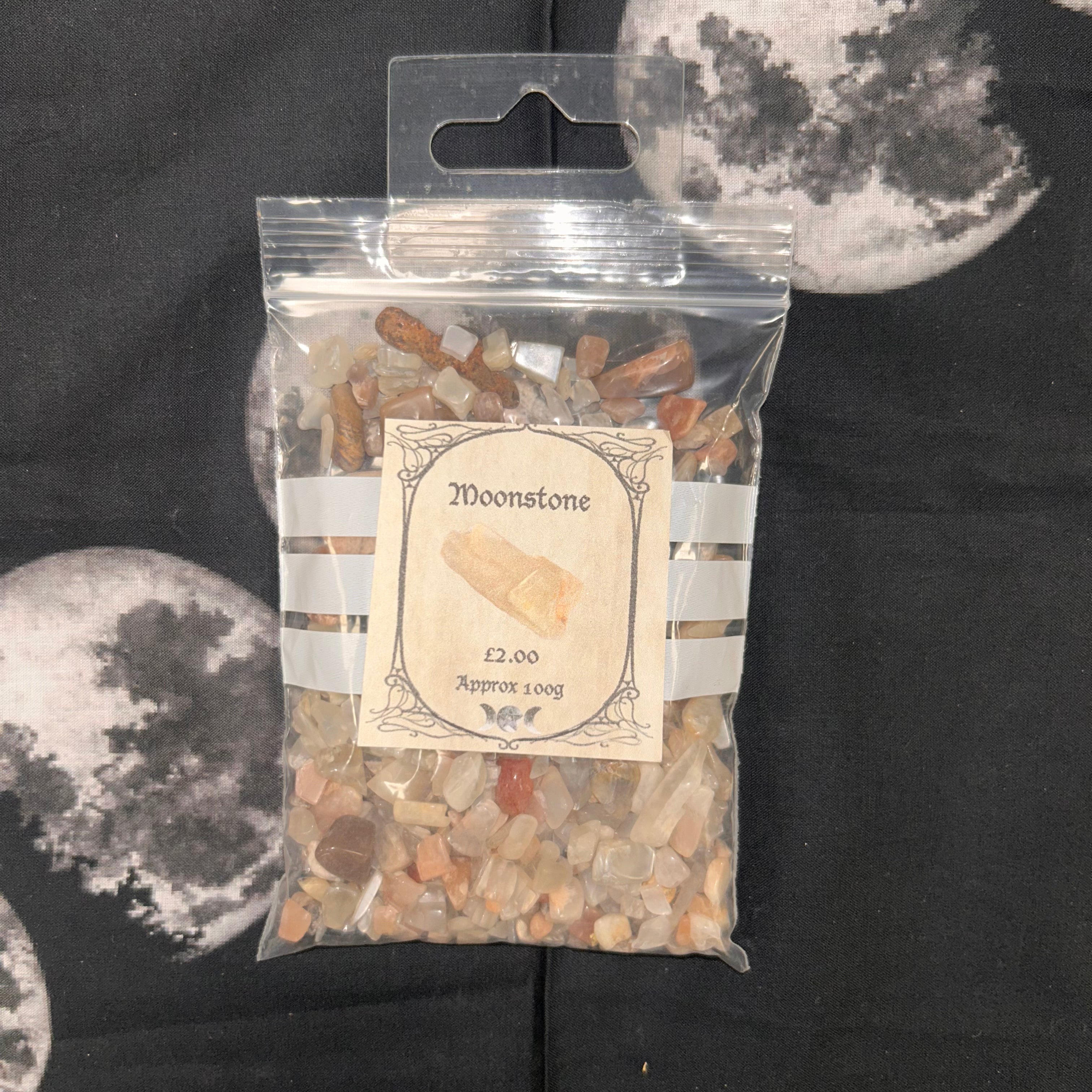 Moonstone Chips (approx 100g)