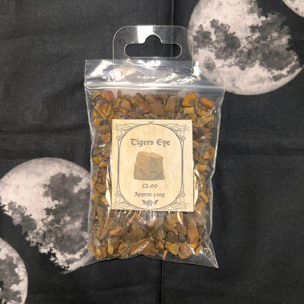 Tigers Eye Chips (approx 100g)