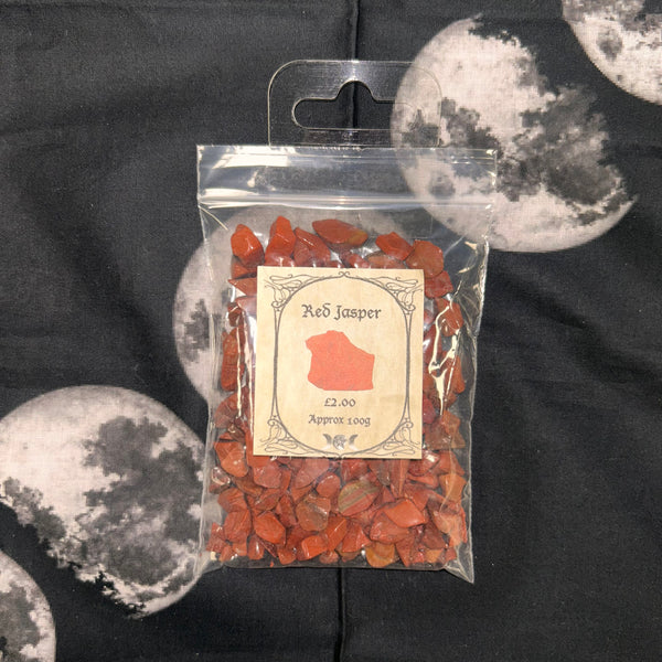 Red Jasper Chips (approx 100g)