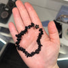 Black Obsidian Flower Bracelet