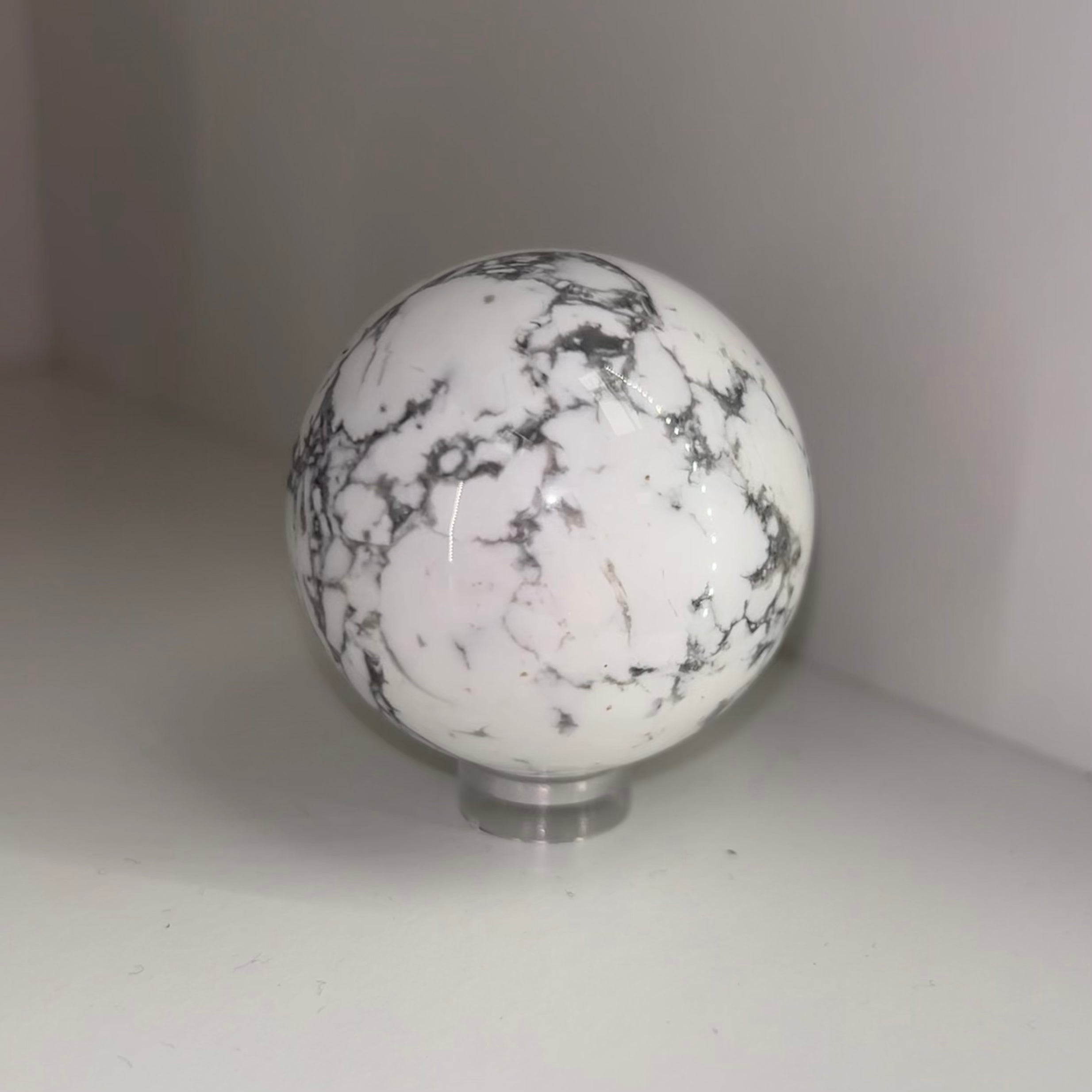 White Howlite Sphere
