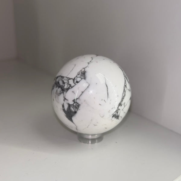White Howlite Sphere