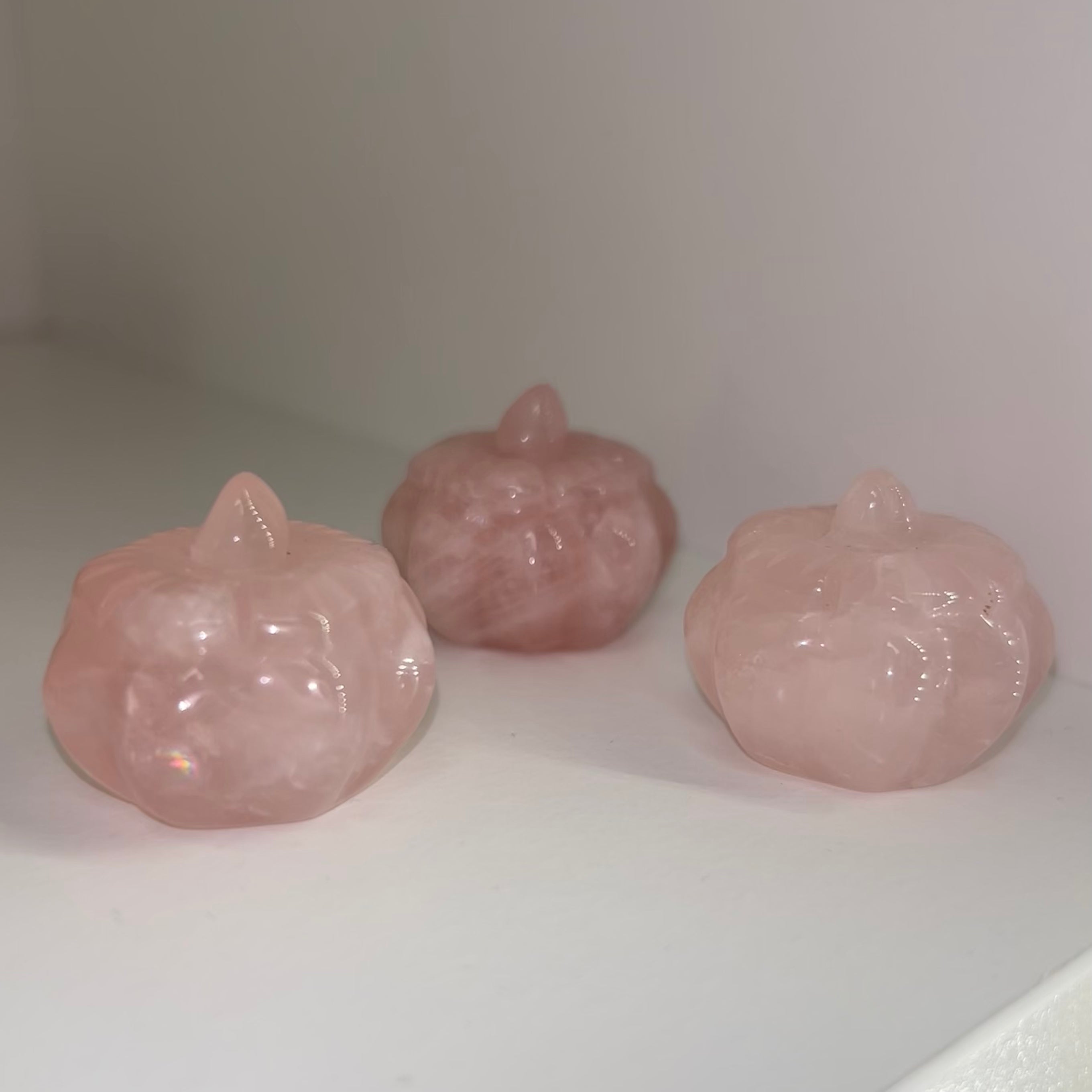 Rose Quartz Pumpkin