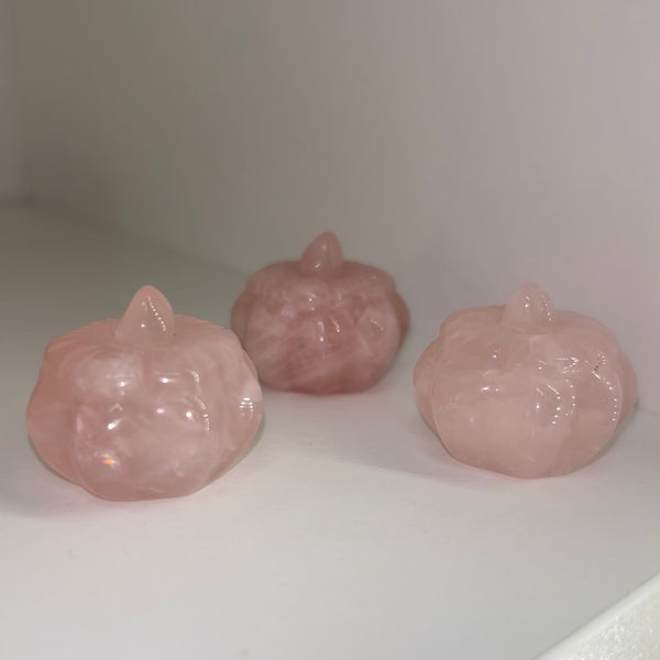 Rose Quartz Pumpkin