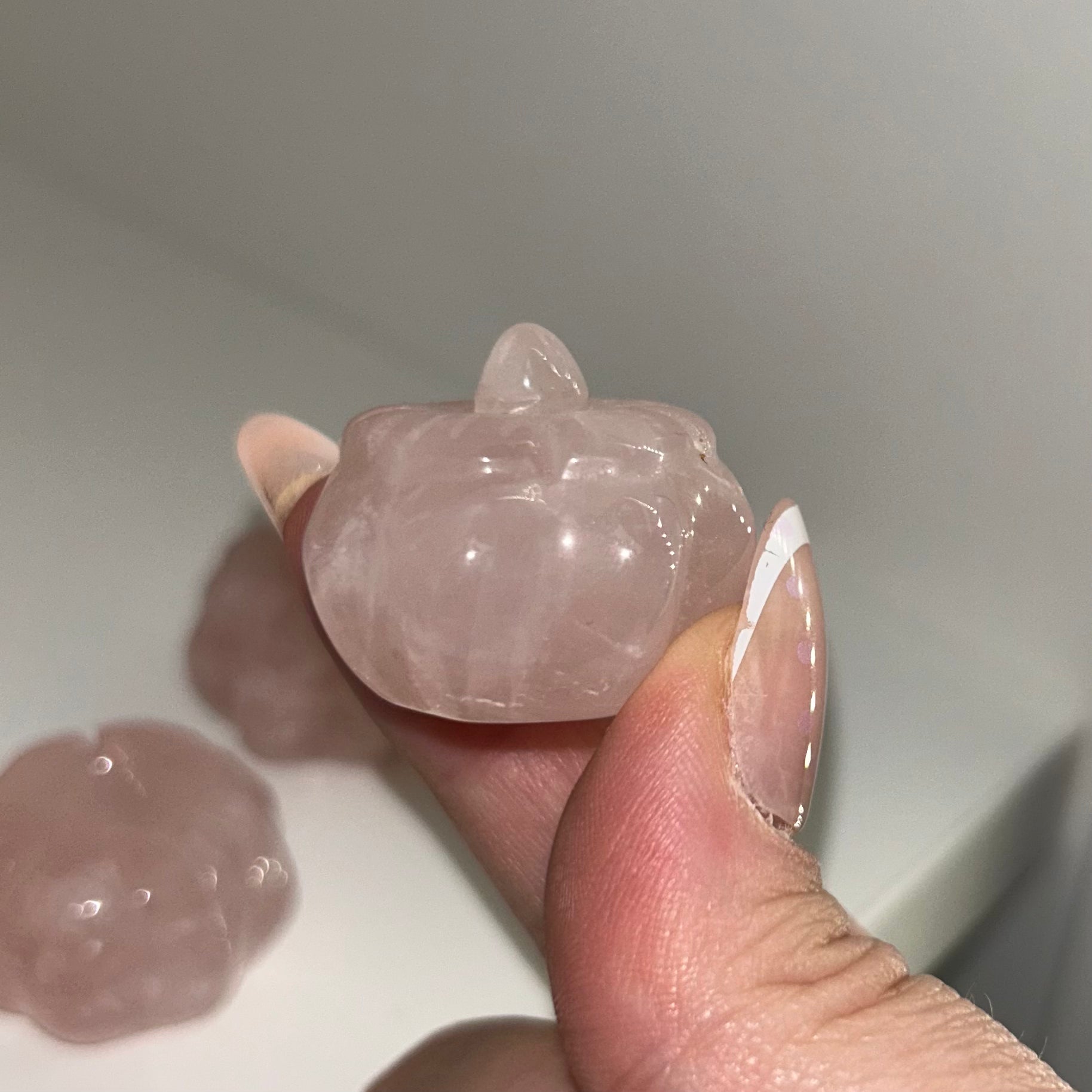 Rose Quartz Pumpkin