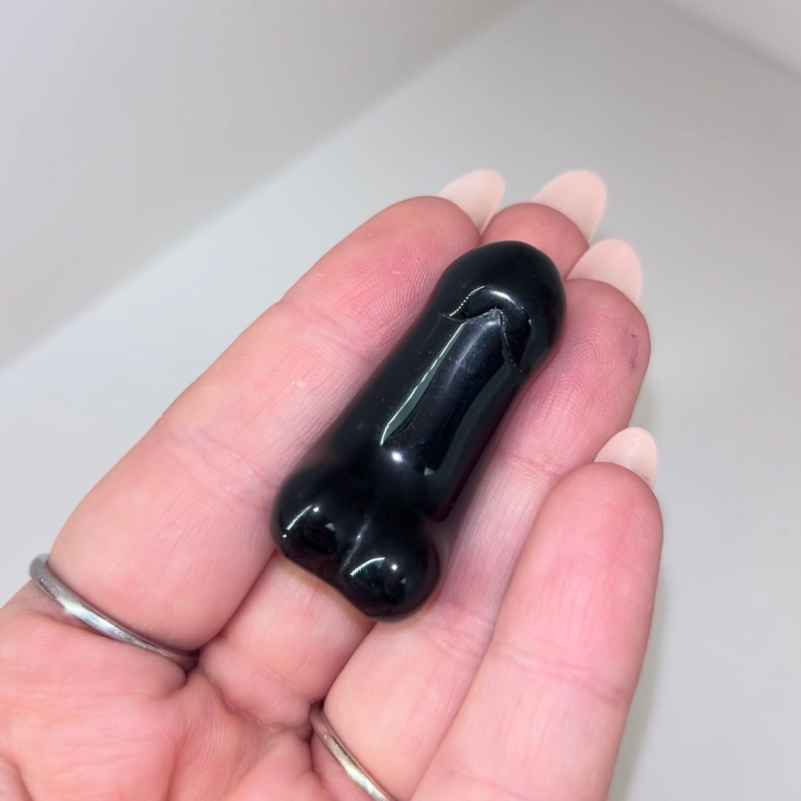 Black Obsidian Phallus