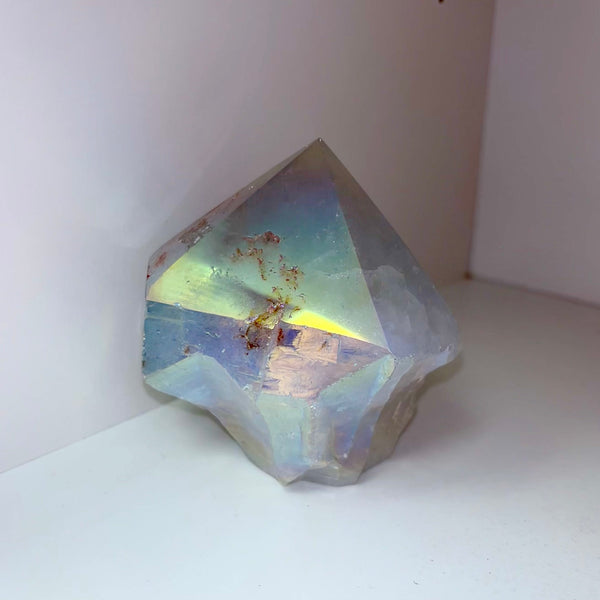 Angel Aura Quartz Polished Top Point