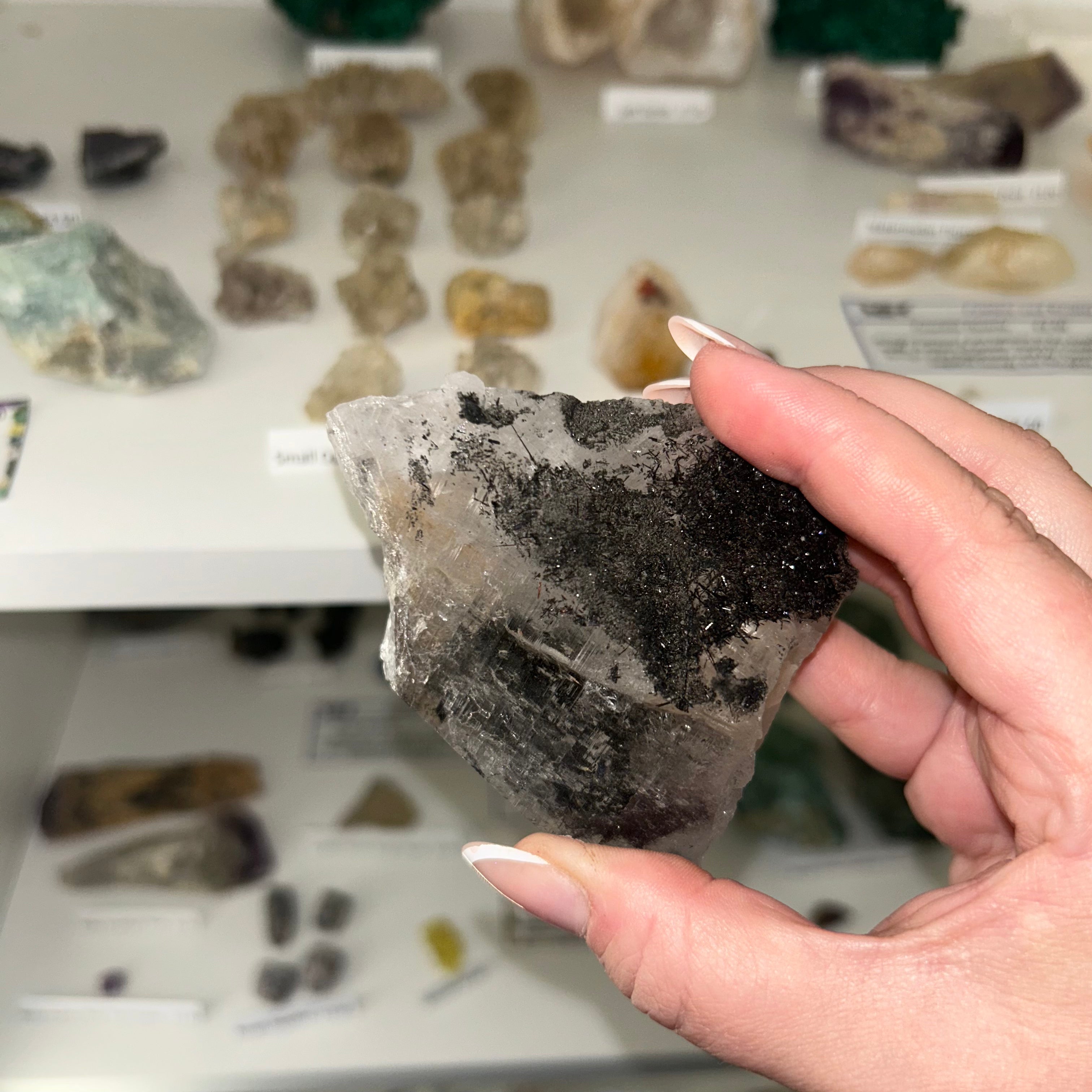Clear Quartz & Tourmaline