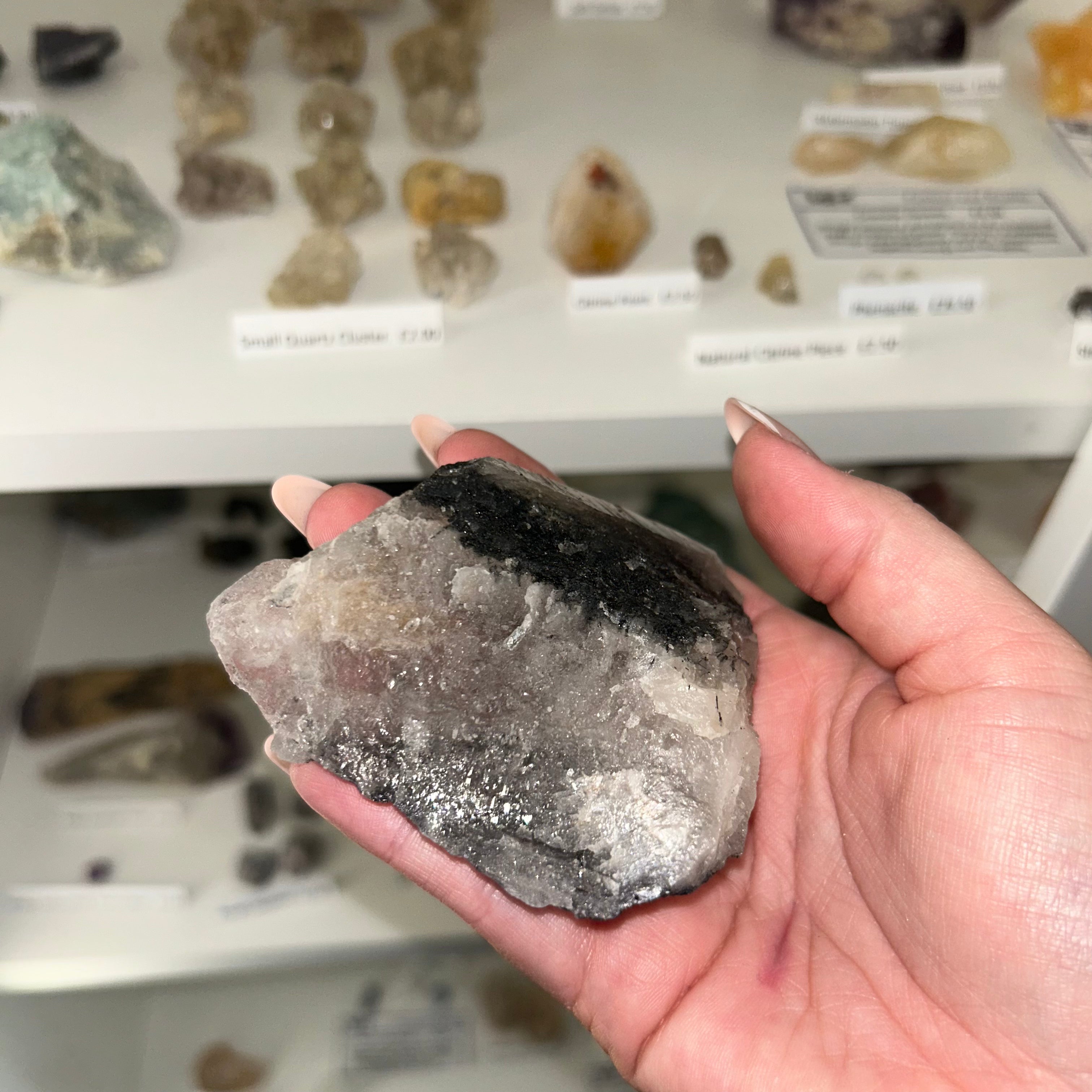 Clear Quartz & Tourmaline
