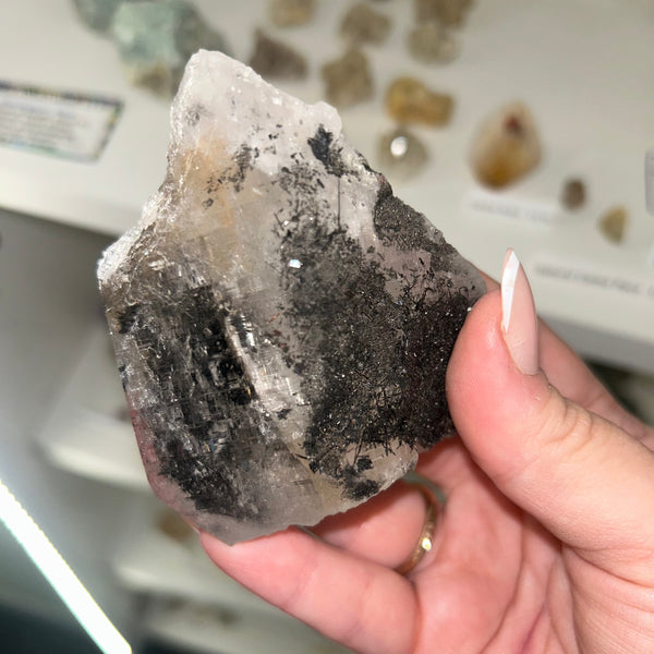 Clear Quartz & Tourmaline