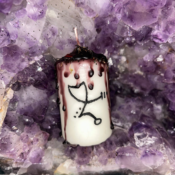 Dressed Votive Candle - Protection