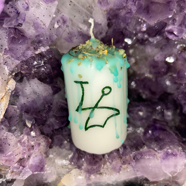 Dressed Votive Candle - Abundance