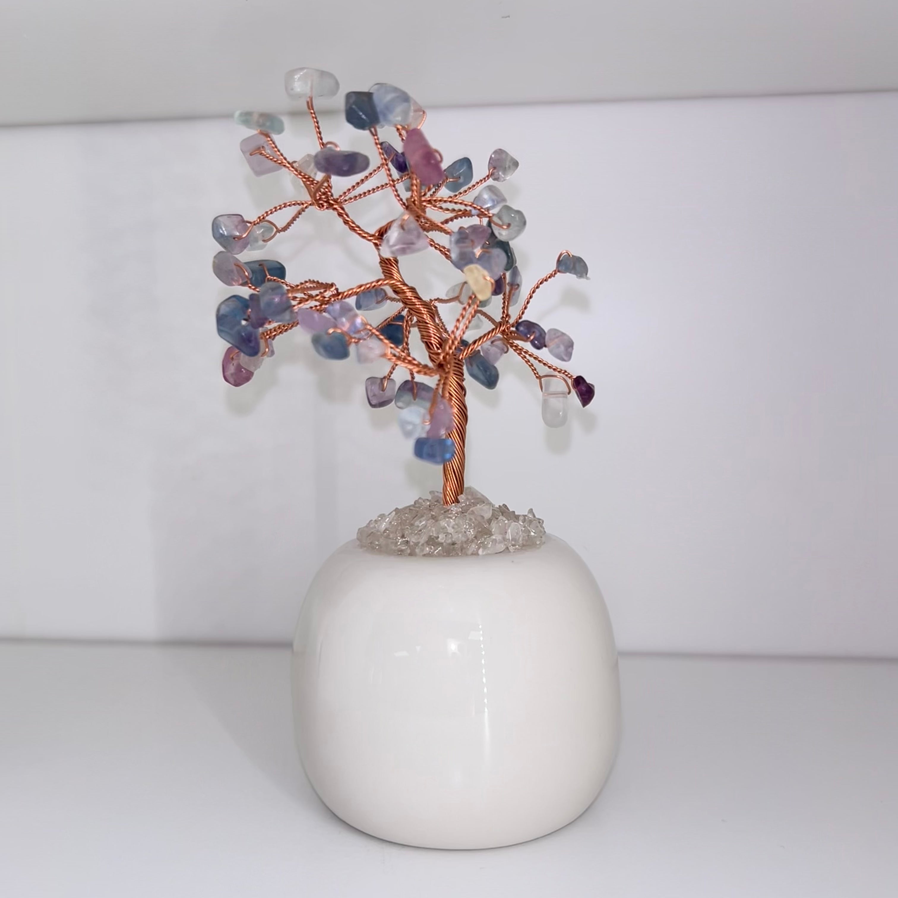 Fluorite Chip Tree in Pot