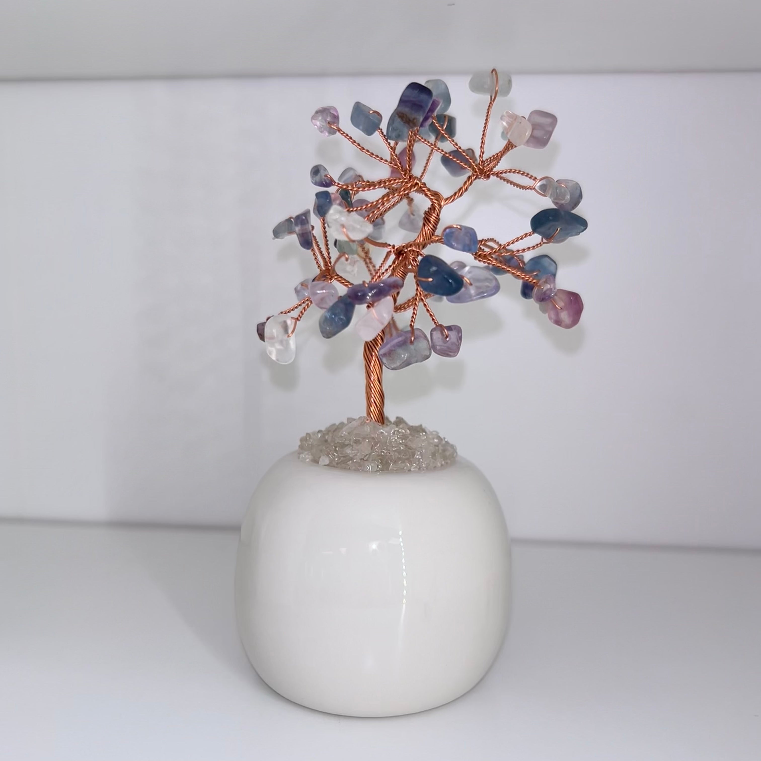 Fluorite Chip Tree in Pot