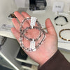 Herkimer Diamond Bead Bracelet