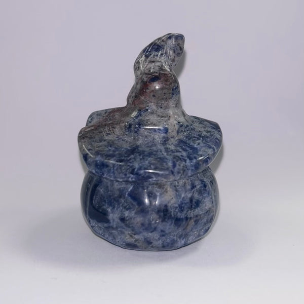Sodalite Pumpkin in Hat