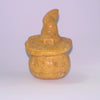 Yellow Jasper Pumpkin in Hat