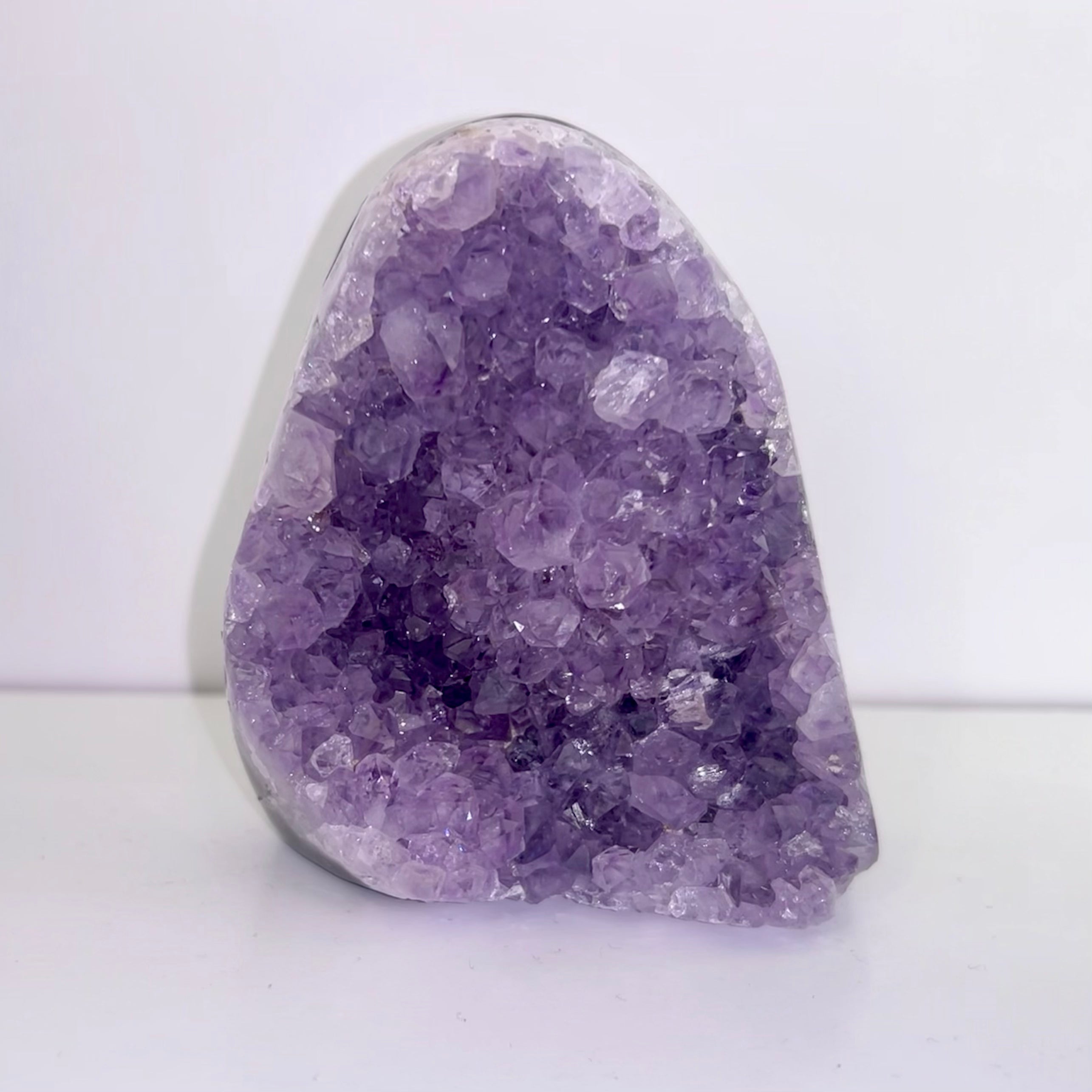 Polished Edge Amethyst Druze