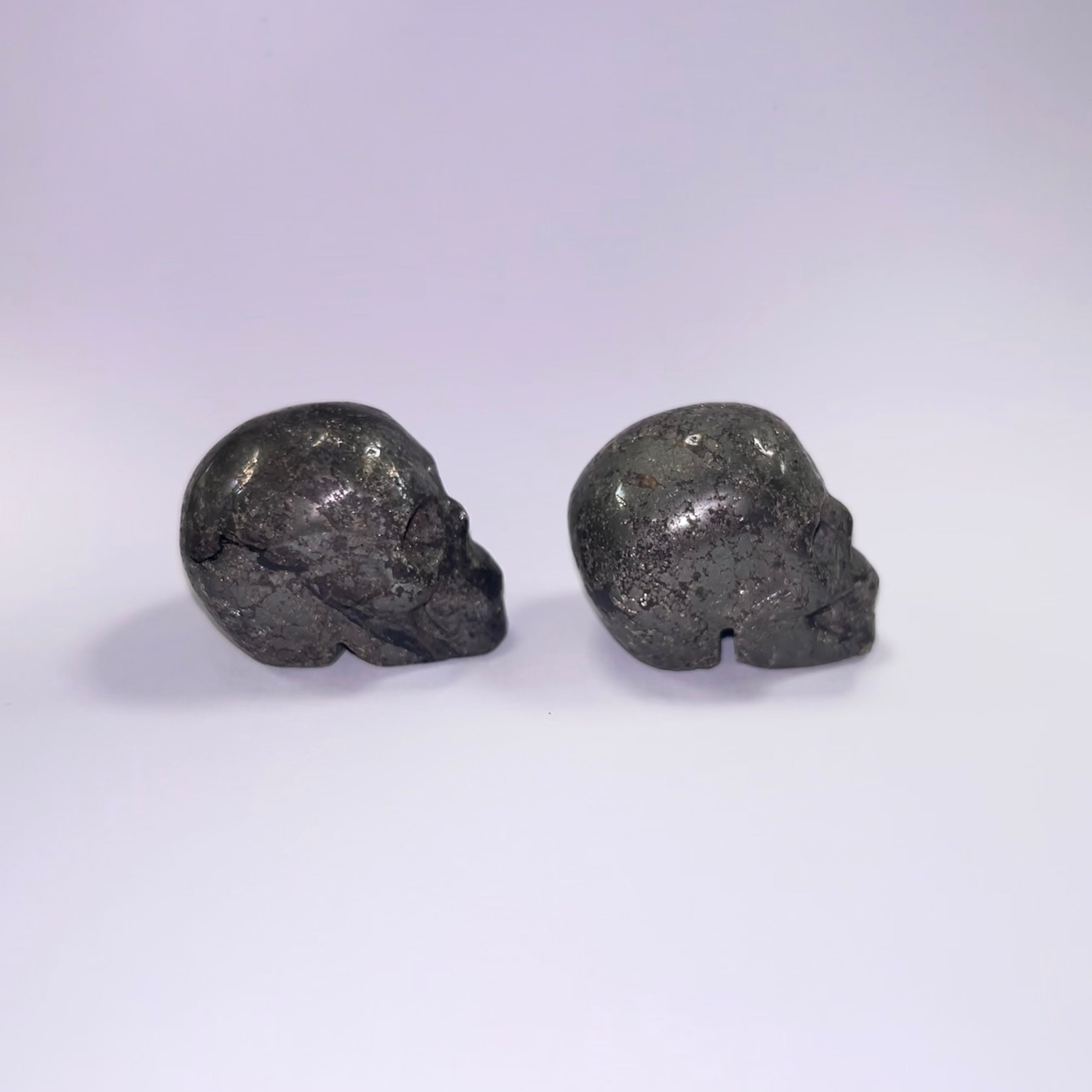 Pyrite Skull