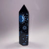 Black Obsidian Blue Mystic Point