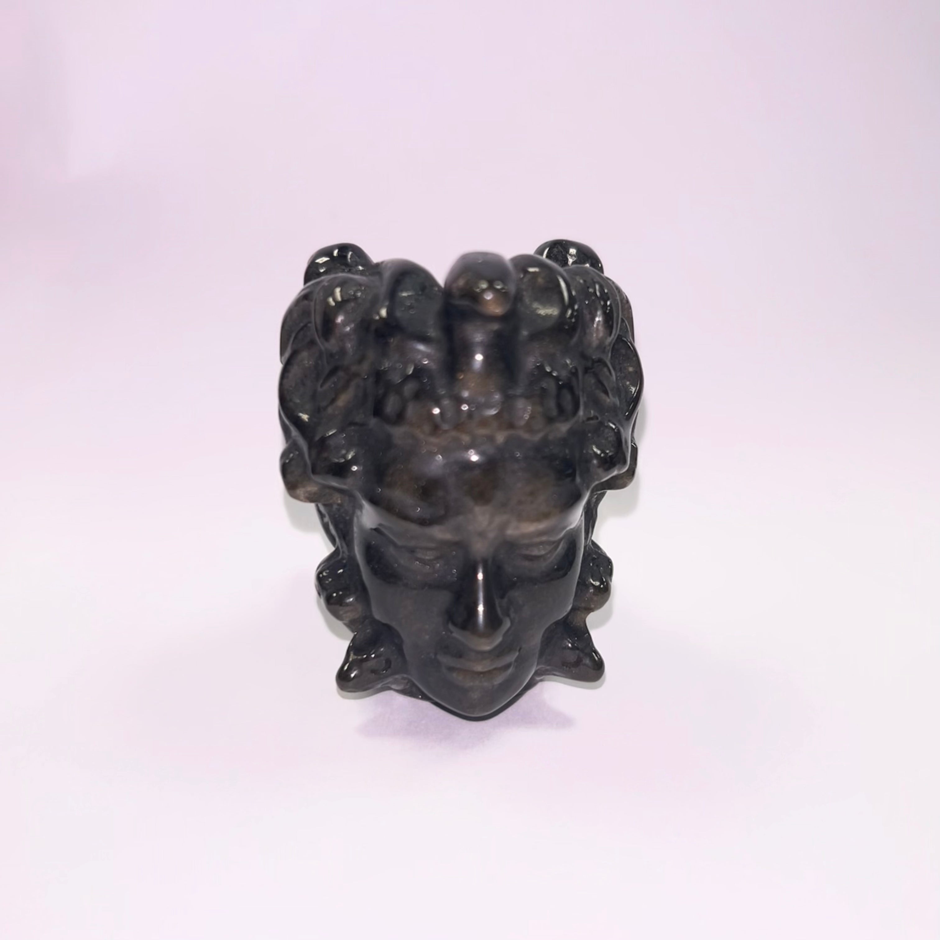 Black Obsidian Medusa