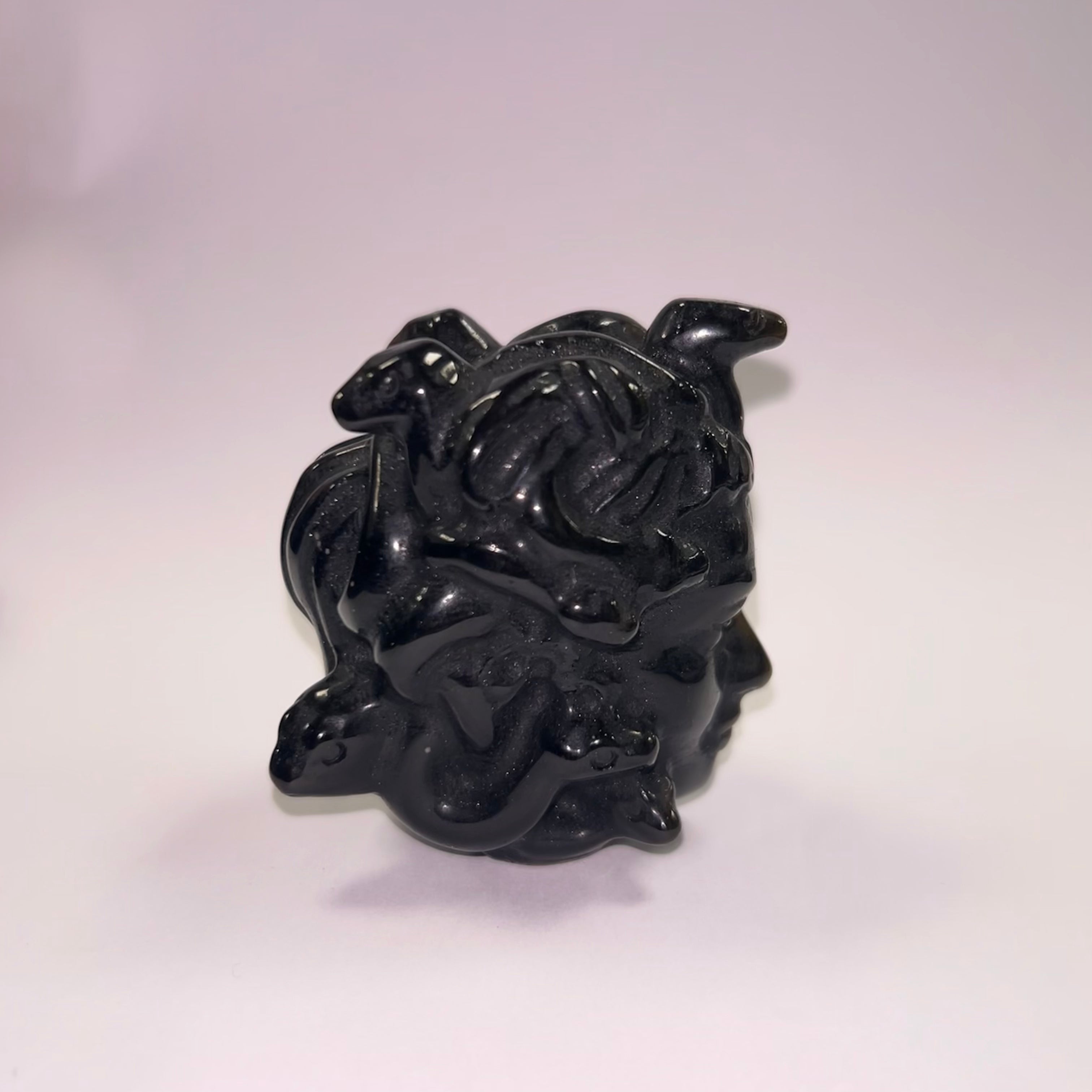 Black Obsidian Medusa
