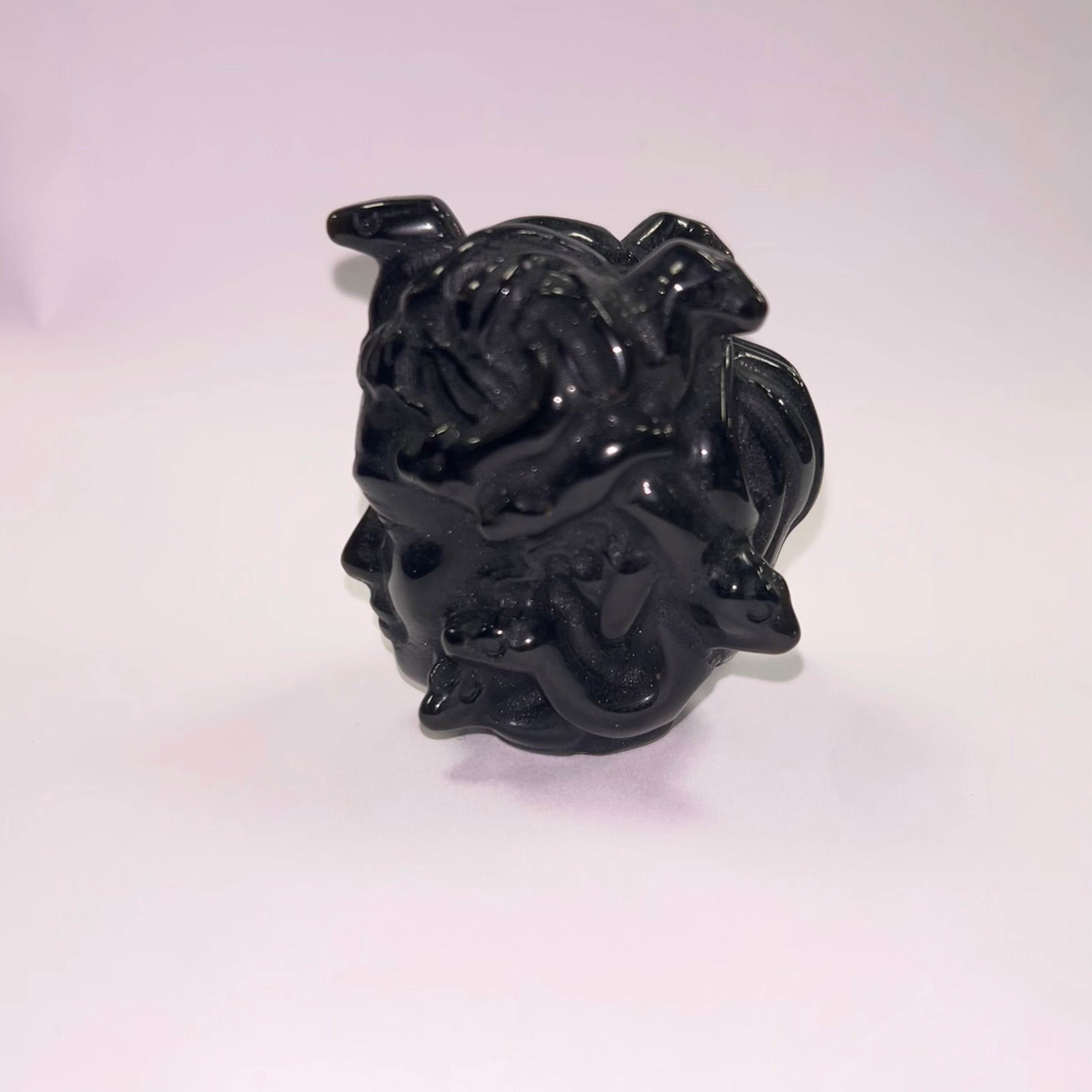 Black Obsidian Medusa